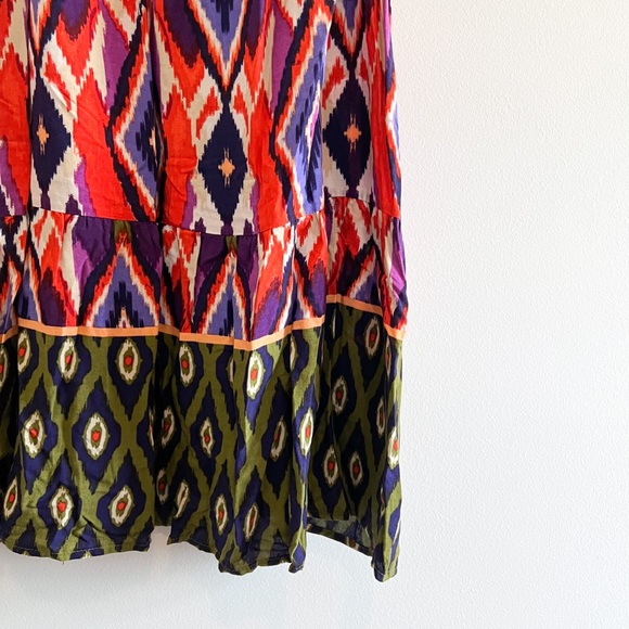 Mixed Pattern Dress - Picture 4 of 5